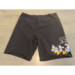 black MICKEY AND FRIENDS  juniors plus size lounge shorts XXL 19